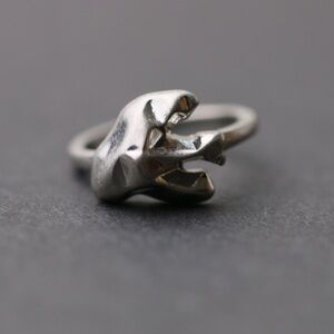 Marc Jacobs Siver Puffy Swallow Ring